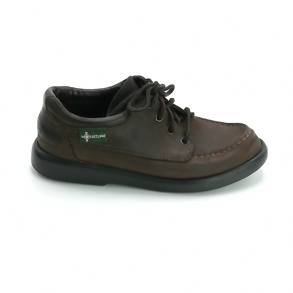 Eastland Shoes Womens‎ Oxford Brown Leather Lace Up Boat Shoe Casual Preppy 7